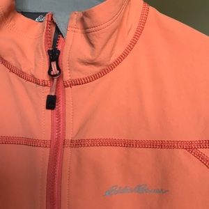 Eddie Bauer salmon colored jacket